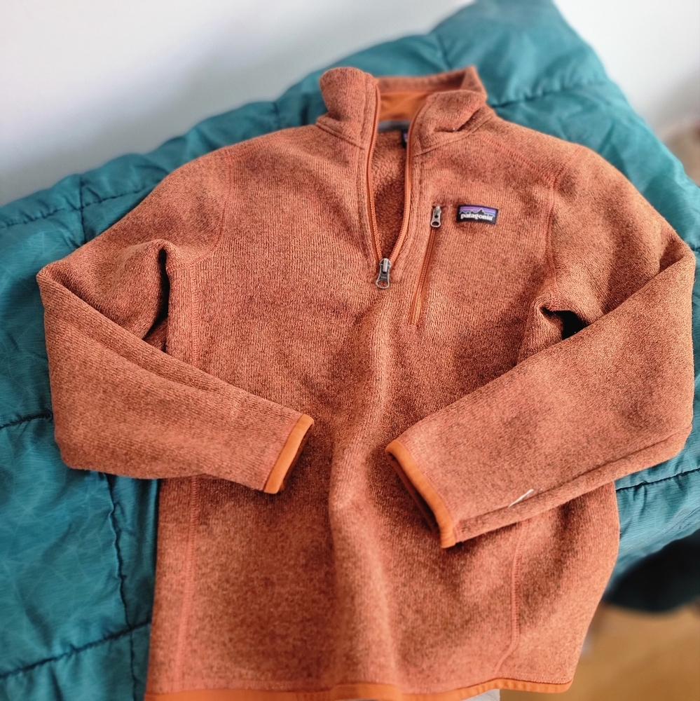 Patagonia better sweater 1/4 zip boys M(10)